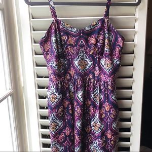 J.Crew Multi Colored Paisley Dress